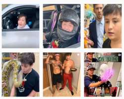 Lil posts a variety of content to his accounts such as music, fashion, and life styling tips, and also does giveaway product information, and much mor